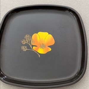 Couroc of Monterey serving tray in black